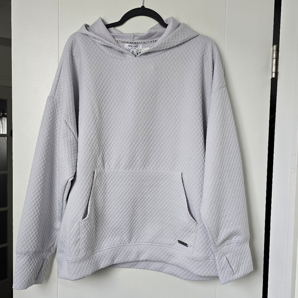 Nine West Tops - Nine west active gray hoodie size 2X